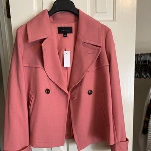 Anne Taylor Factory Rose Peacoat Style Jacket